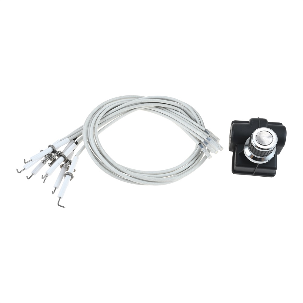 New 7 Outlets Universal AA Battery Push Button Igniter with Grill Igniter Wires